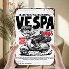 Vintage Vespa Since Garage Tin Metal Signs Home Décor Wall Art 8x12