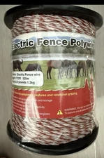Electric Fence Poly wire 1722 Feet For Livestock Temporary Pastures X 2