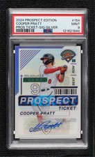 2024 Prospect Edition Silver Prizm Signatures Cooper Pratt PSA 9 MINT Auto 8d2