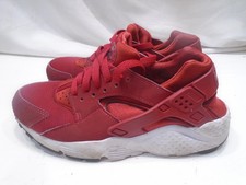 Nike Youth Huarache Run Red Sneakers Style 654275-604 Size 5Y
