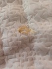 Vintage JCPenney Limited Edition Quilted Bedspread Ivory Floral Appliqué Queen
