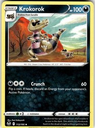 Krokorok 112/195 Silver Tempest Uncommon