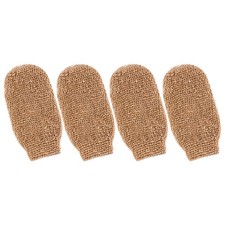 4 Pcs Jute Bath Gloves Miss Scrubbing Mitt Exfoliating for Shower