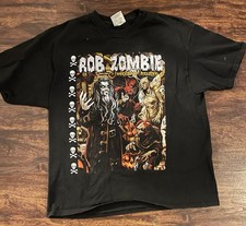 Vintage 1998 Rob Zombie Hellbilly Deluxe Tour T-Shirt Size XL Men Winterland