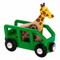 Brio Giraffenwagen 2-Tlg. Safari Holzeisenbahn Eisenbahn Holzspielzeug Spielzeug