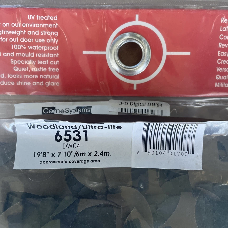 Rothco Ultra Lite Camouflage Net Military Nylon Rip-Stop Large Camouflage Net - Image 2 of 2