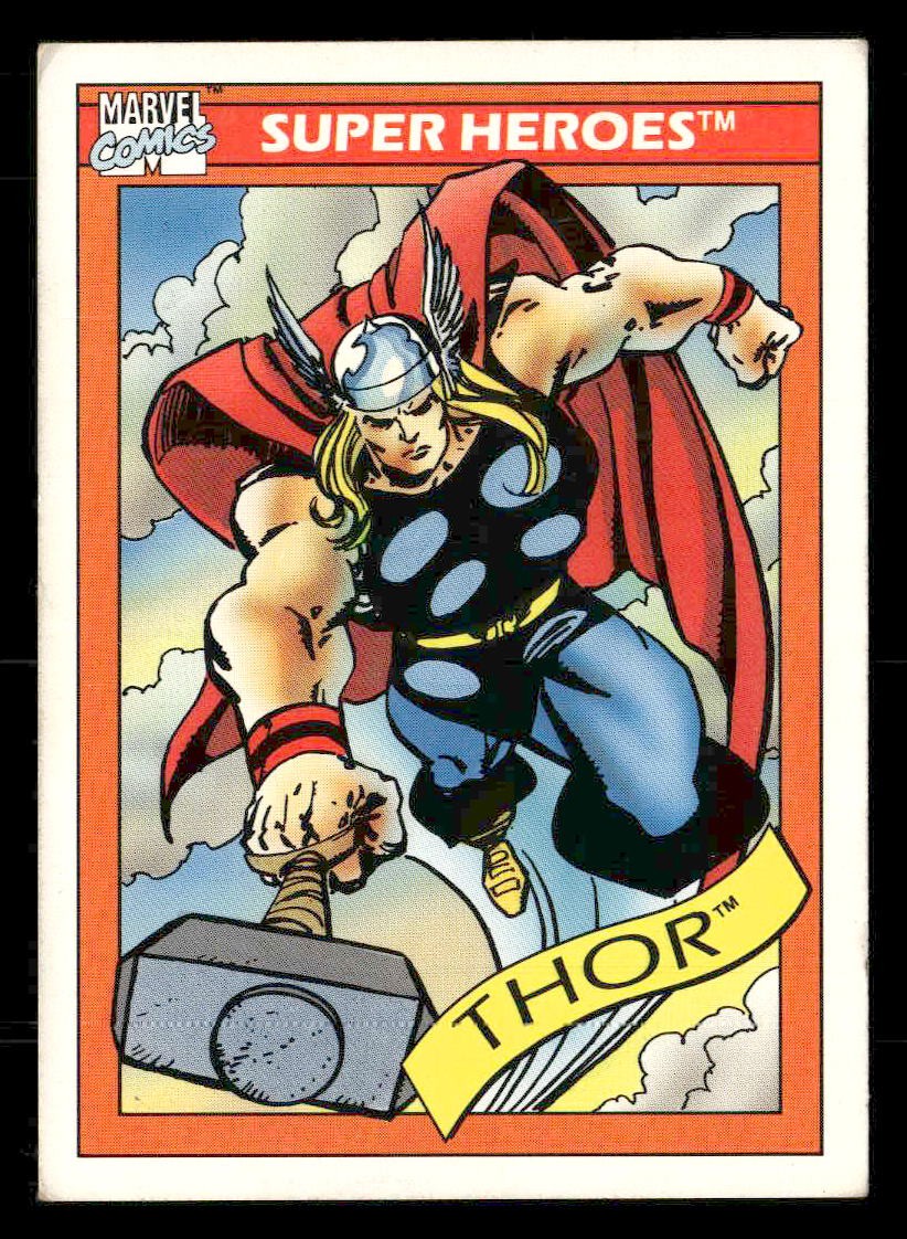 1990 Impel Marvel Universe #18 Thor