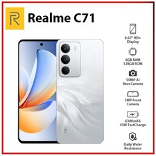 Realme C71 6GB+128GB WHITE Dual SIM Unlocked Global Ver. Android Mobile Phone