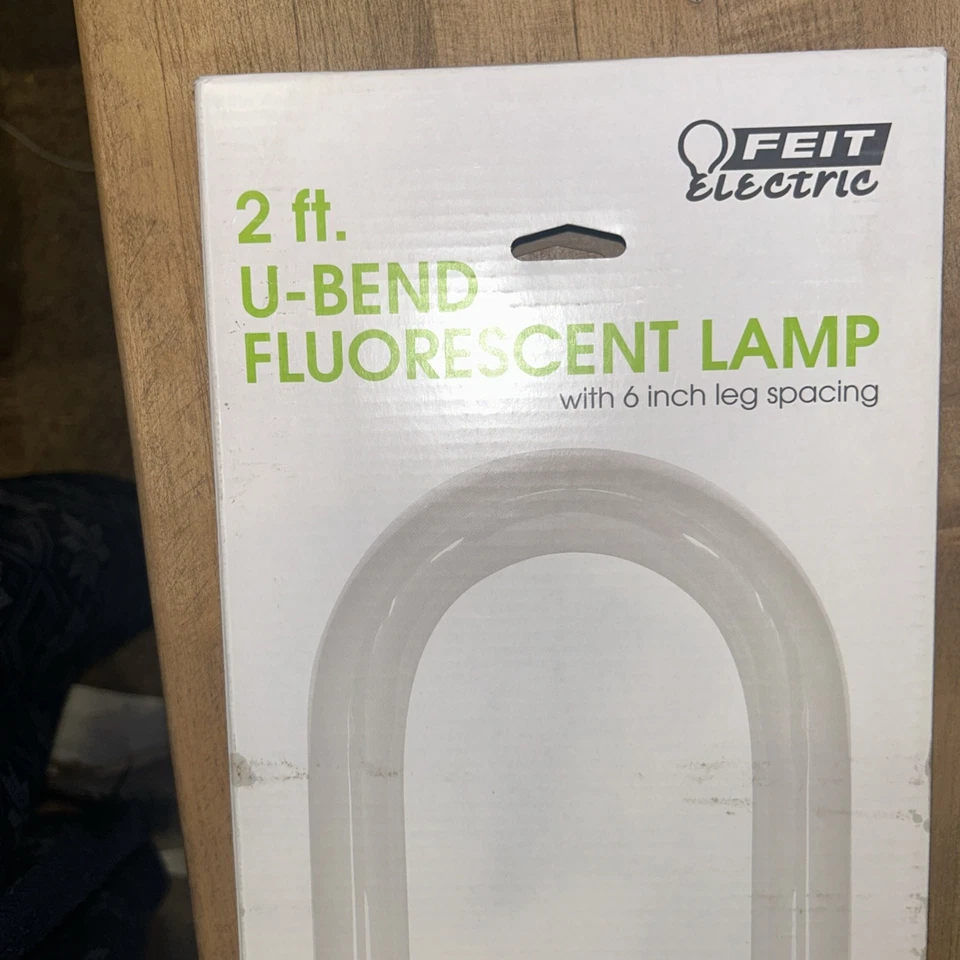 U-Bend Fluorescent T12 Cwx 40W Feit Electric 18k Hours 2ft Cool White 4100k - Image 2 of 3