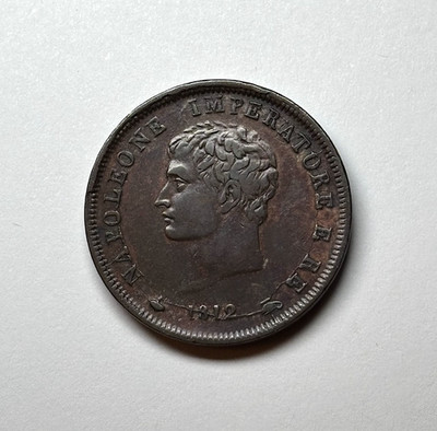 1812-M Italy (Kingdom of Napoleon) - 1 Soldo, C-3.2.