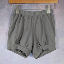 Ultra High Waisted Yoga Shorts Gray Indian Cotton XS Workout Active