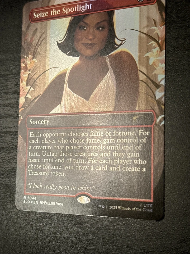 MTG Seize The Spotlight 7044 Foil Dwight's Destiny Secret Lair The Office - Image 2 of 4