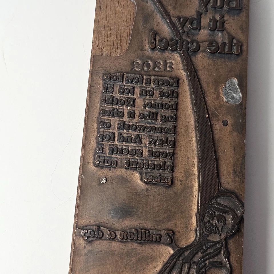 Antique 1920s COCA-COLA Copper Printers Printing Block C. 1926 Newspaper Ad  - Image 2 of 4