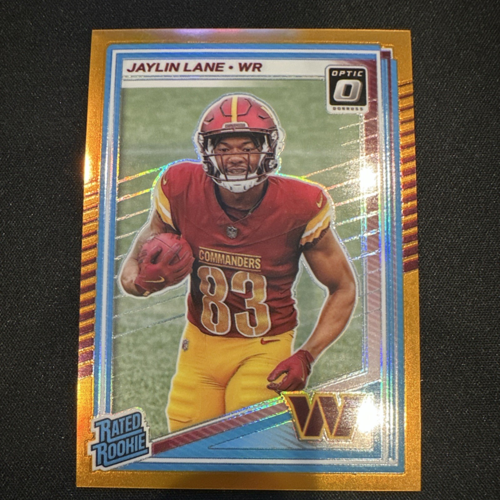 2025 Panini Donruss Optic Jaylin Lane #249 Rated Rookie Prizm /299