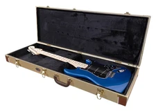 Gearlux Rectangular Electric Guitar Wooden Hard Case - Tweed