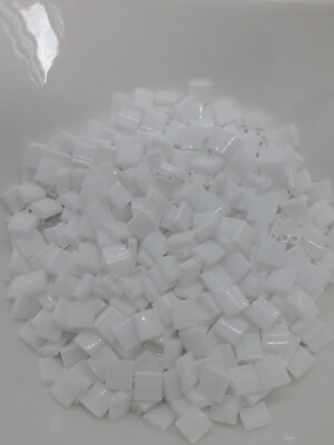 10gr Miyuki Tila Beads Weiß White Opaque Japanische Glasperlen Top Qualität Neu