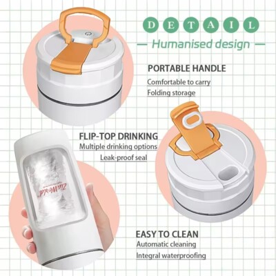 Frullatore elettrico portatile in offerta a meno di 7