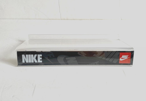 Vintage Acrylic Nike Shoes Retail Store Slatwall Shoe Shelf Display Sign GG
