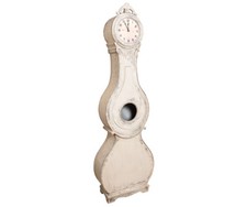 Standuhr,Vintage,Landhaus,schwedischer  Landhausstil,Altweiß,Weiß,Offwhite,193cm