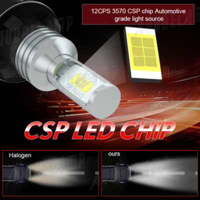 LED Headlight Bulb Kit For Honda TRX 350 Rancher 2004-2006 ATV – 10000LM, 35W, 360° Beam