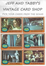 1977 TOPPS STAR WARS 5TH SERIES / SEE DROP DOWN MENU FOR CARD YOU WILL RECEIVE