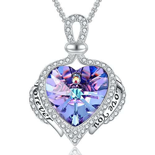 Guardian Angel Necklace White Gold 
