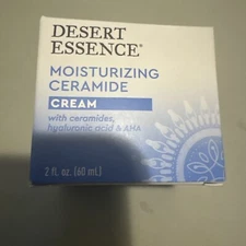 Desert Essence Moisturizing Ceramide Cream 2oz New
