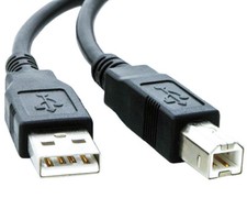 High Speed USB 2 Type A to Type B Printer Scanner Computer PC Cable Cord