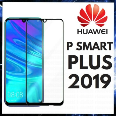 CURVED TEMPERED GLASS FILM for Huawei P Smart Plus 2019 9D Protection +