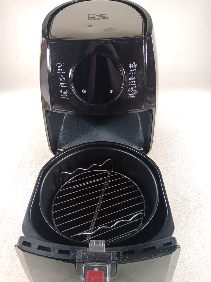 Freidora de Aire Kalorik 3.2 Qt Digital Pantalla Táctil Freidora de Aire Negra FT 42174 BK Foto 3 de 4