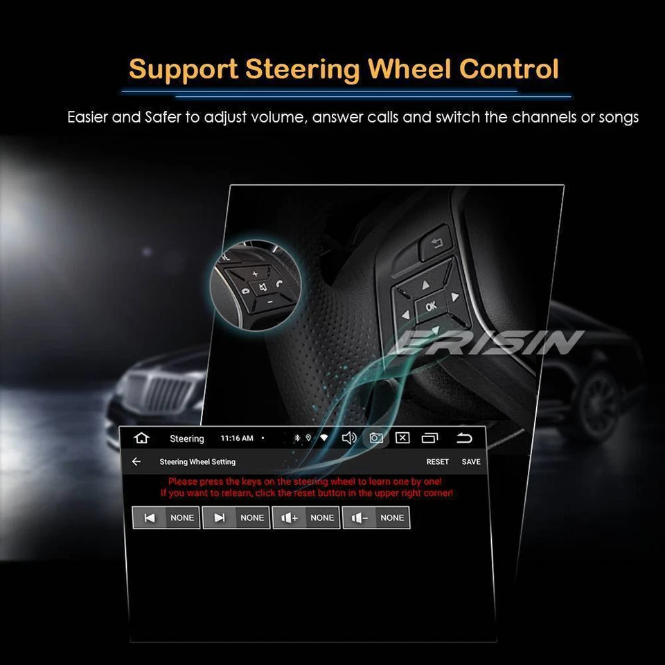 8-Core Android 12 DAB+ Car Stereo GPS Sat Nav Vauxhall Corsa Astra Zafira Antara - Image 4 of 4