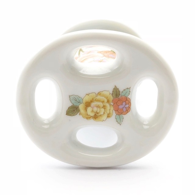 Vintage Ceramic Toothbrush Holder w/ Flowers Floral by San Francisco Pottery eBay