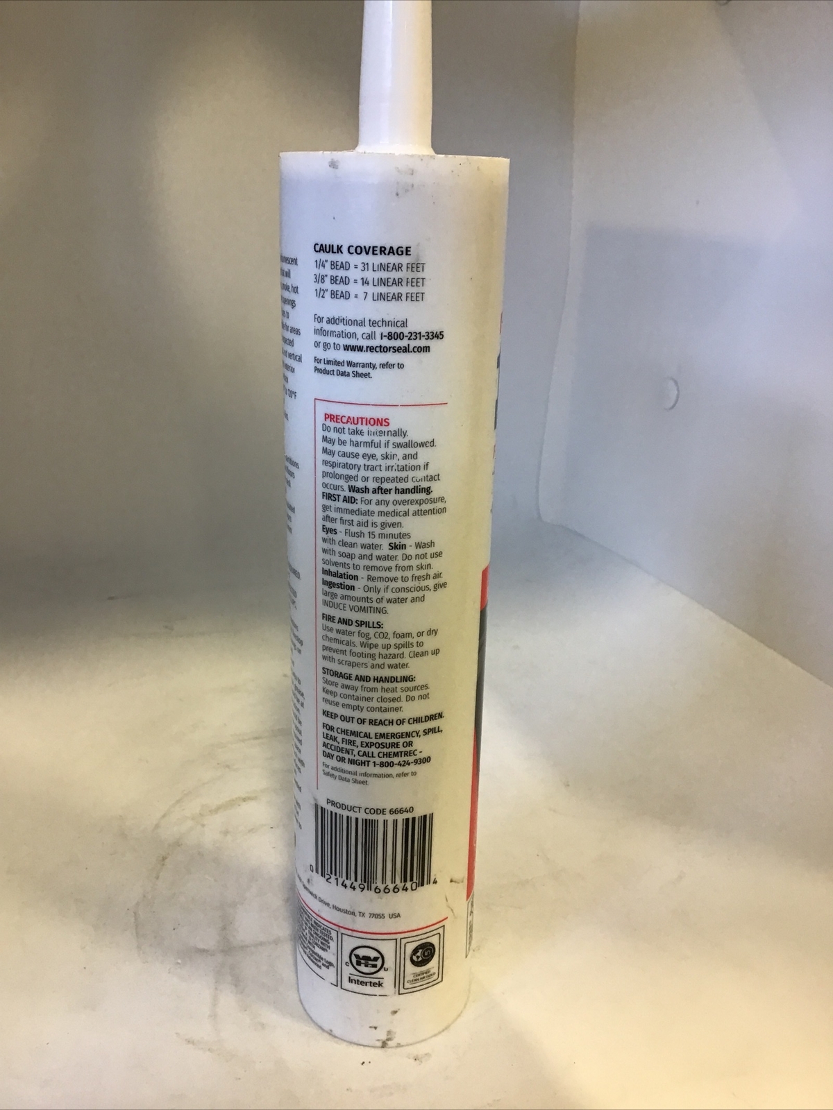 RectorSeal 66640 Firestop Intumescent Sealant 304ml 21449666404 eBay