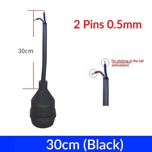 E27 Schwarz/Weiß Außen Wasserdicht Lampenkappe Birne Lampenfassung 10-200cm IP67 - Picture 10 of 18