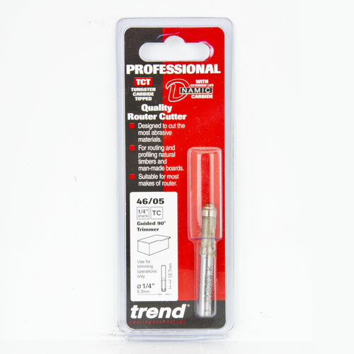 Trend Guided trimmer 6.3 mm Dia 12.7mm length 46/05X1/4TC Free 1st Class Deliver