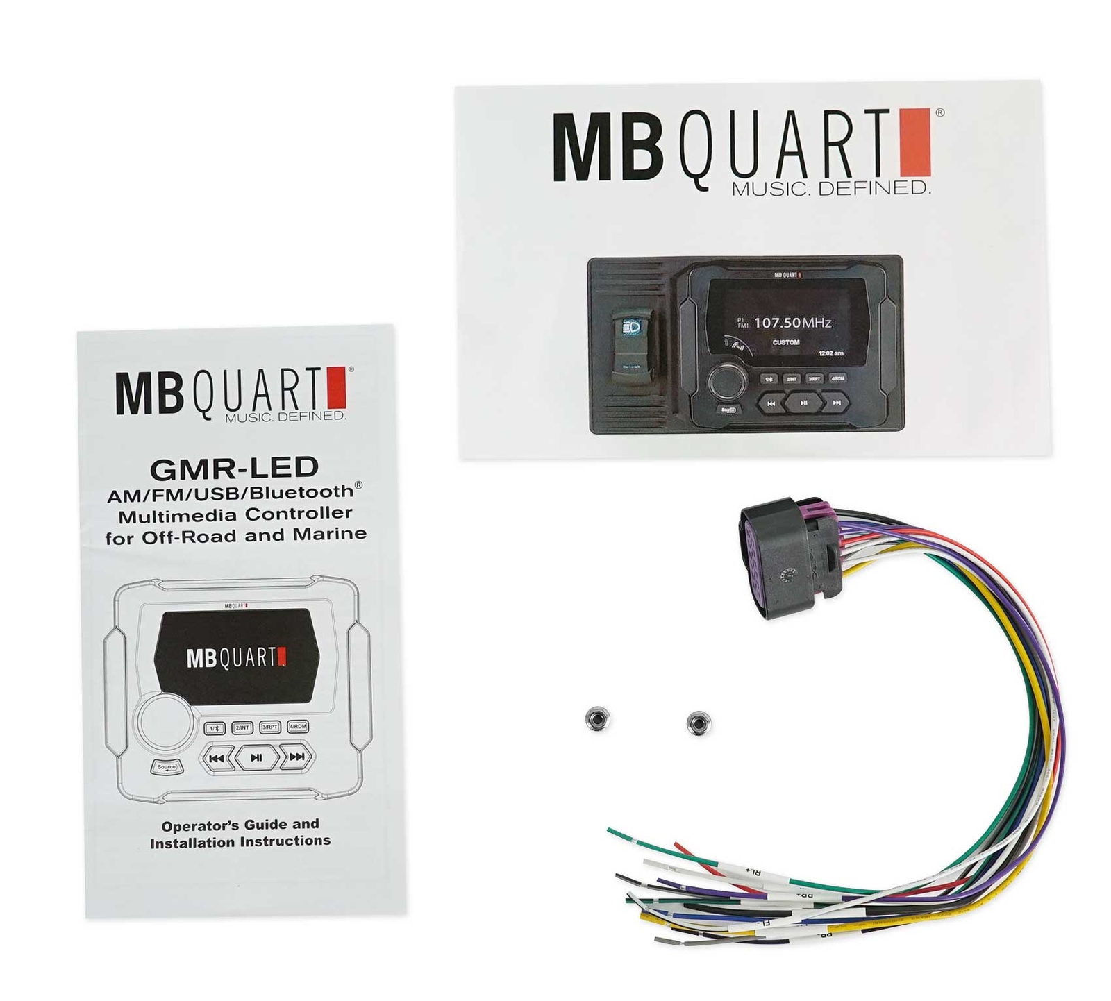 Панельные динамики MB QUART объемом 8 КВАРТ РесиверУсилитель для некоторых квадроциклов Polaris RZR