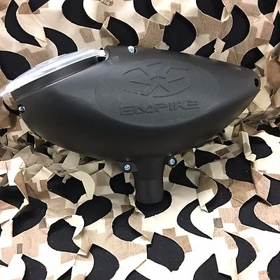 EMPIRE PAINTBALL NEW Empire Splitter Gravity Black Gravity Fed 200 Round Hopper