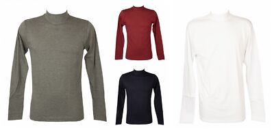 LIABEL Herren-Rollkragenpullover, Halbkragen, Langarm, warme Baumwolle, Artikel 