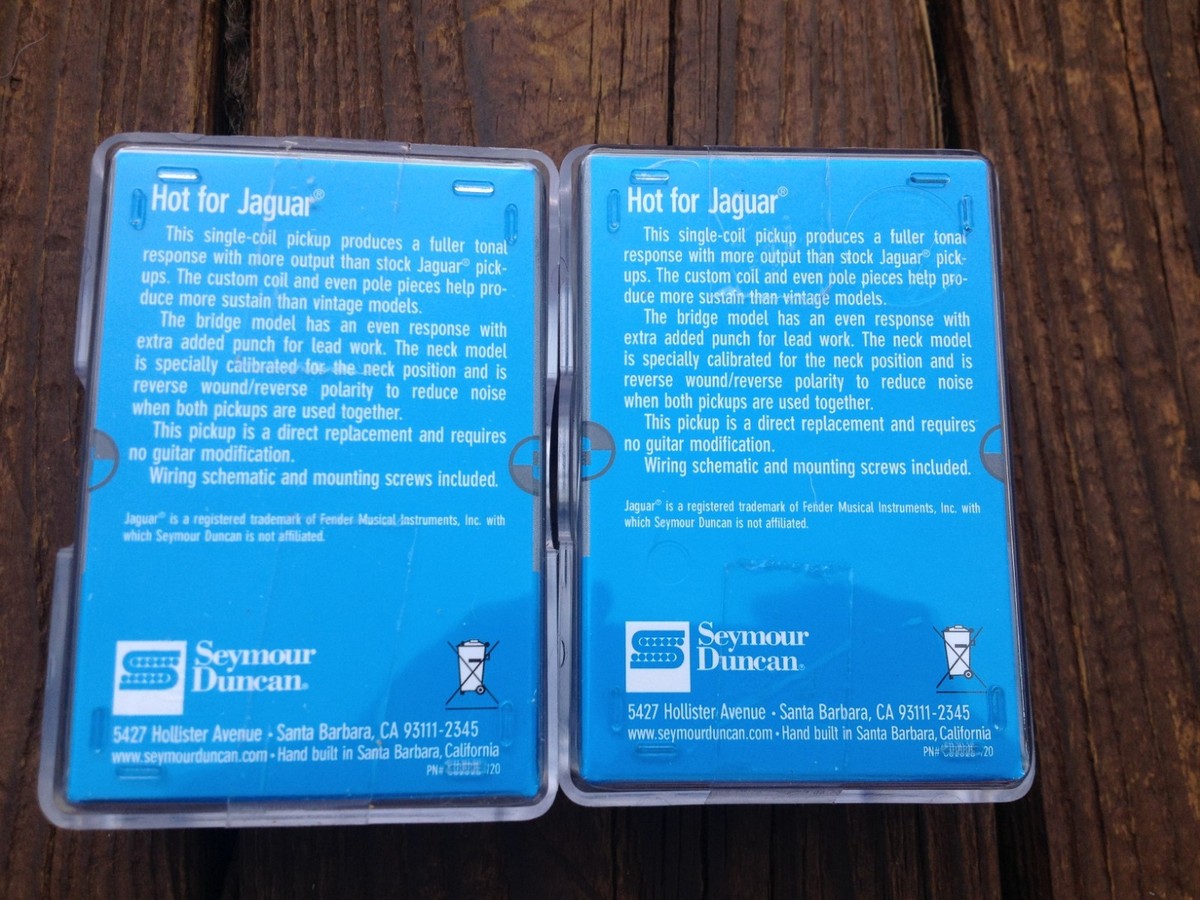 SEYMOUR DUNCAN SJAG-2 Hot Jaguar SET Bridge & Neck for Fender