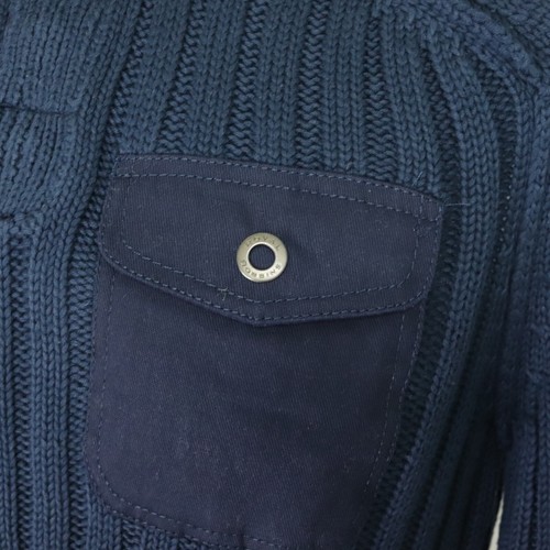 Royal Robbins Quebec Snap Mock Regular Fit Mens Small Navy Blue Knit Sweater $80 - Picture 3 of 10