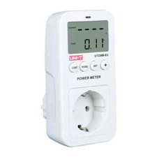 Misuratore di consumi elettrici da presa UNI-T 230B-EU con display