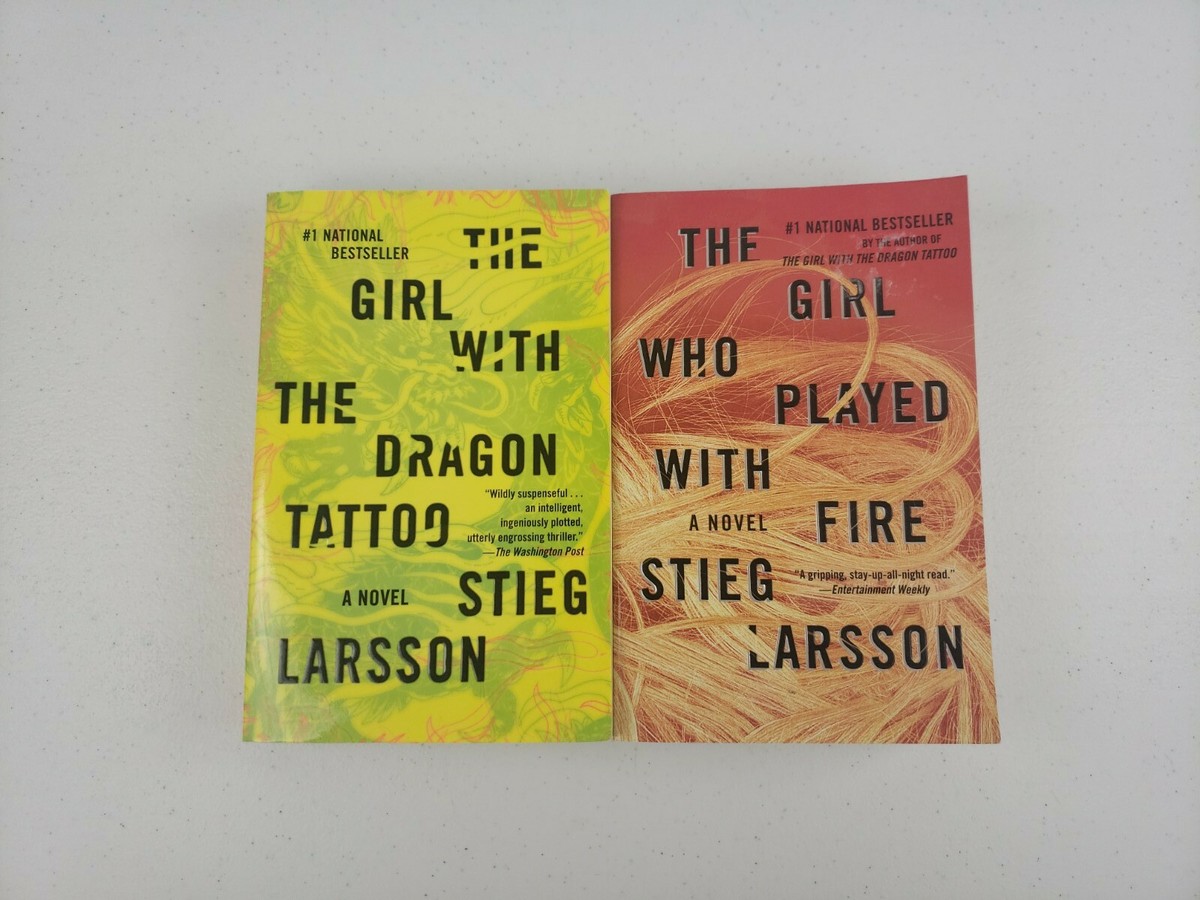 NEW (2) BOOKS ~The Girl With the Dragon Tattoo Series Stieg