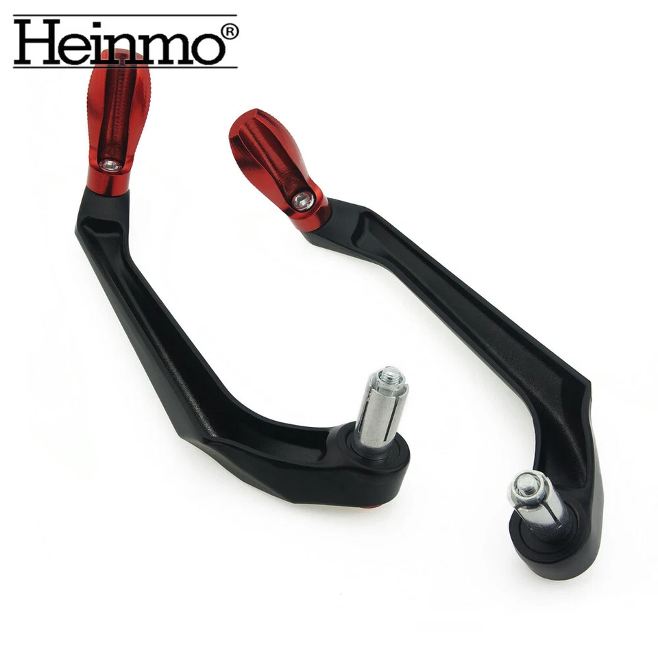 Aluminum 7/8" 22mm Motorcycle Brake Clutch Lever Hand Guards Protector Universal - Imagem 4 de 4