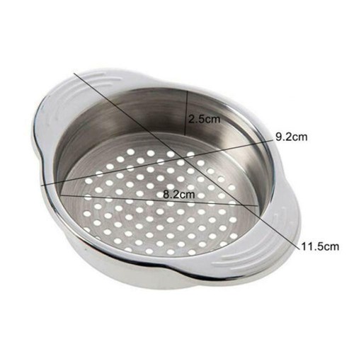 Steel Food Can Strainer Sieve Tuna Press Remover Drainer Sel New L9 - Picture 9 of 9