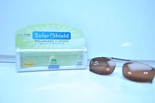Solar Shield 48 MM Rec5 Clip on Sunglasses US Orange Lens Polarized