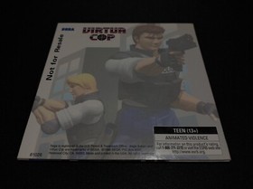 Virtua Cop 1 Not for Resale w sleeve/manual NFR Sega Saturn EX+NM condition CB!