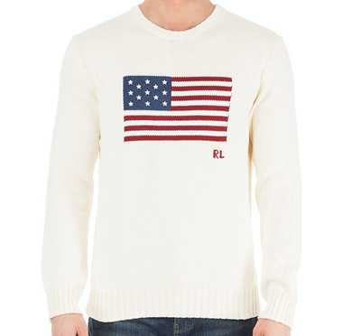 POLO RALPH LAUREN MENS BRAND NEW AMERICAN FLAG SWEATER CREAM 2XL/XXL | eBay