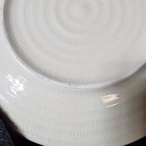 NEW-Yankee Candle Butterfly Candle Plate Tray Holder-Ceramic- 6" - Picture 4 of 7