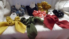 lot of 8 Fall Color hair scrunchies C