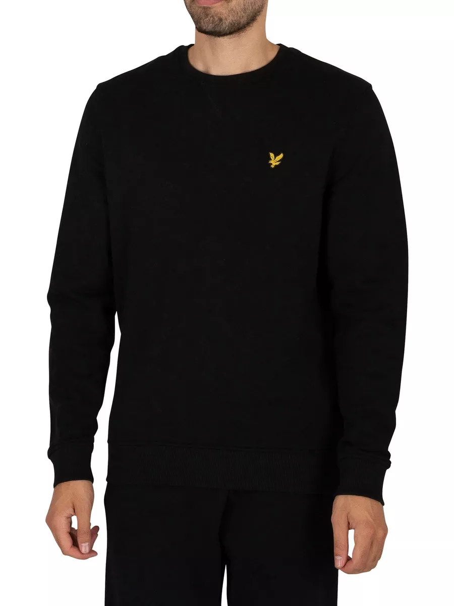 Lyle Scott Mens Logo Sweatshirt Black